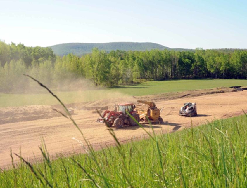 Overhead View Of A Mulching Machine Spraying In A Field 1030x644
